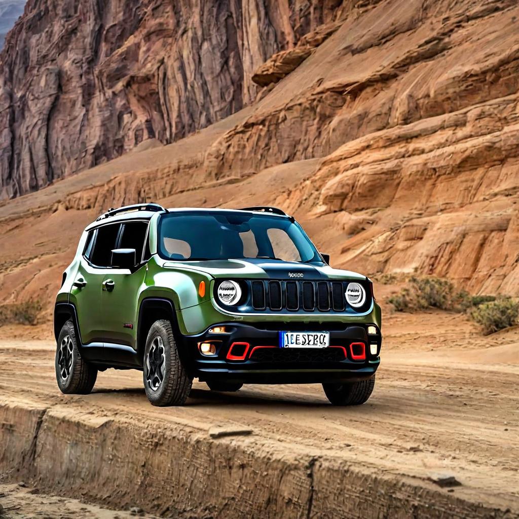 2024 Jeep Renegade's Stealthy Trials Hit Indian Roads!
